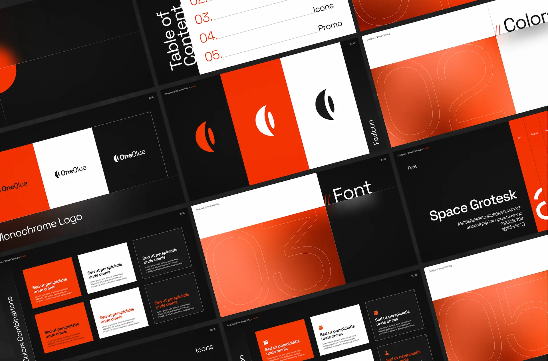 OneQlue Brand Identity