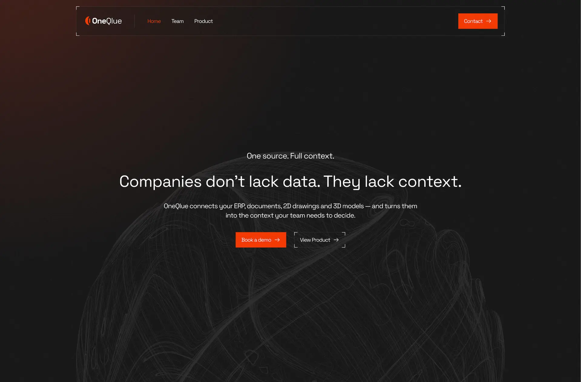 OneQlue Website
