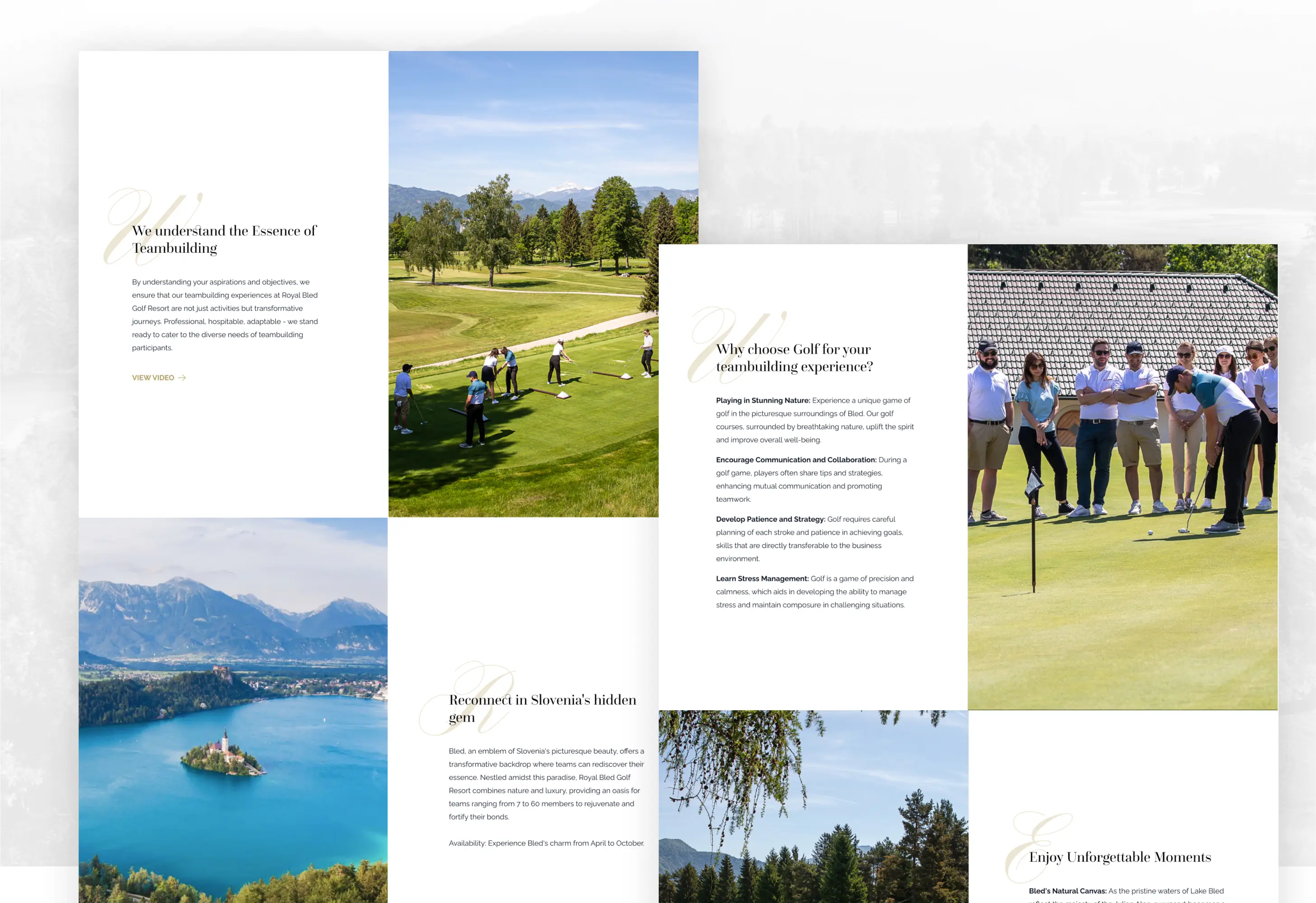 Royal Bled Gold Teambuilding